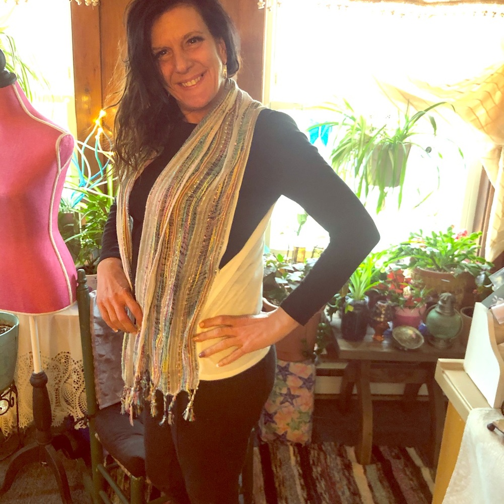 Beautiful handmade multi colored vest